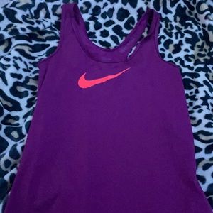 Purple Nike Pro camisole